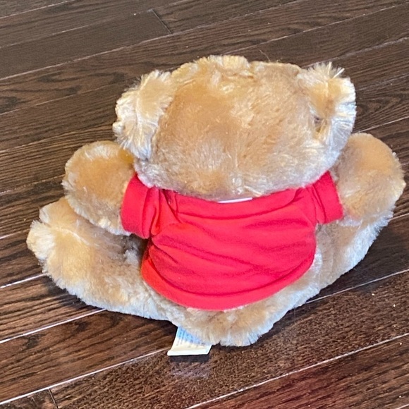 😍2/$20 NWT Tim Hortons Red T-Shirt Plush Stuffed Animal 8” - Picture 4 of 10